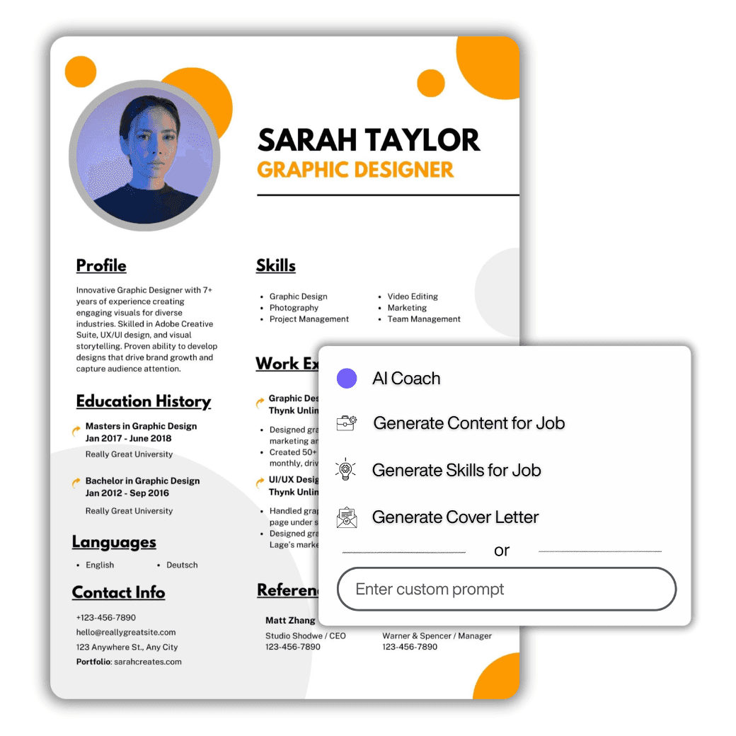 Professional resume format template for high-converting job applications and recruiter screening