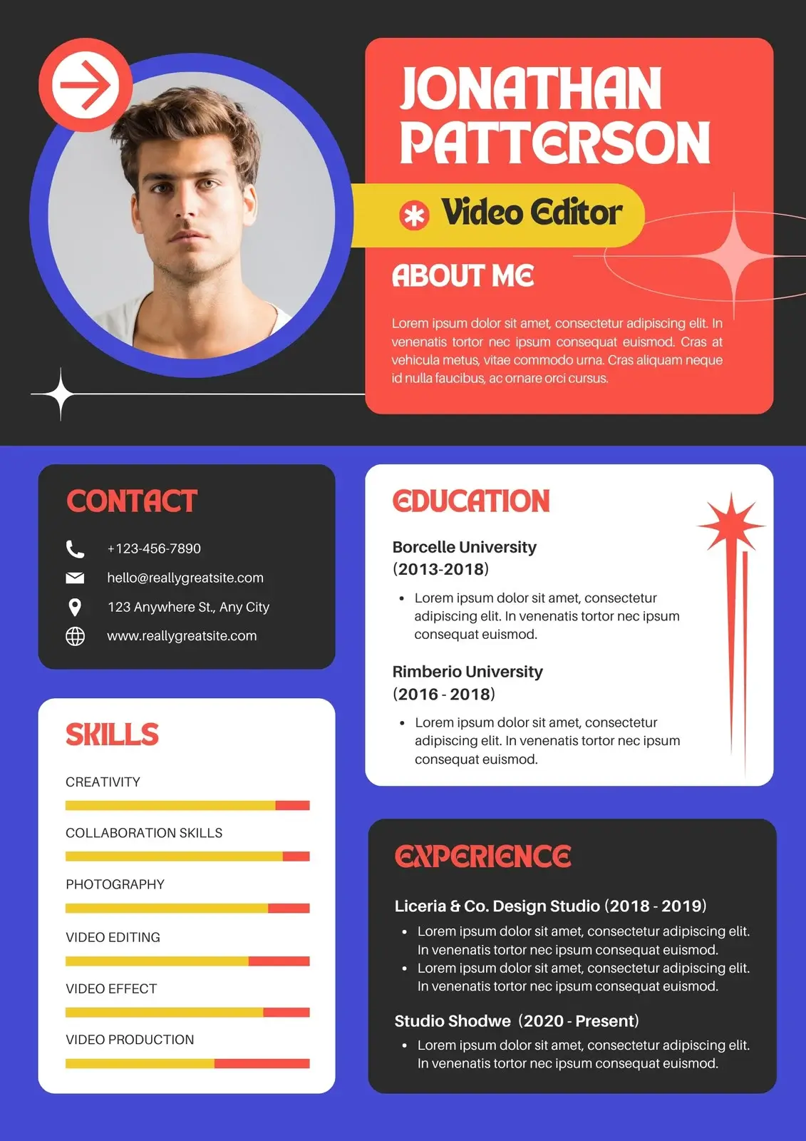 Bold Impact ATS-friendly resume template for job applications and recruiter visibility